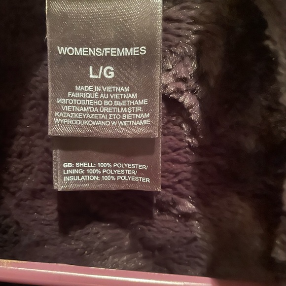 Women’s Large North Face jacket with faux fur on the inside - Picture 3 of 4